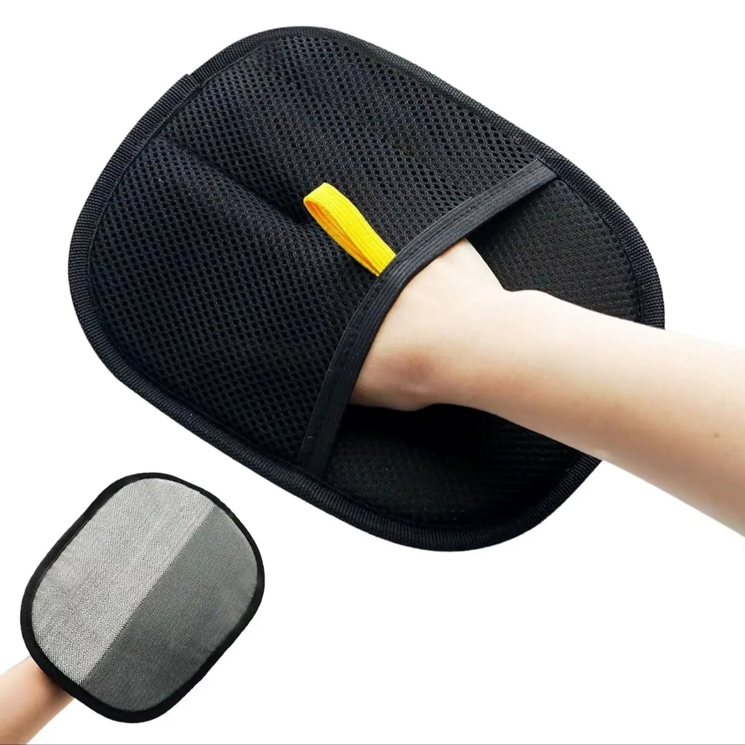 Electrostatic Hair Removal Pet Gloves, Cat Hair Cleaner, Two-Way Brush, Hair Removal Brush and Sticky Hair Artifact, Dog Comb Shaving