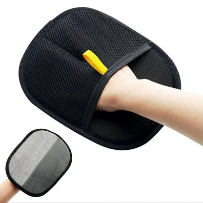 Electrostatic Hair Removal Pet Gloves, Cat Hair Cleaner, Two-Way Brush, Hair Removal Brush and Sticky Hair Artifact, Dog Comb Shaving